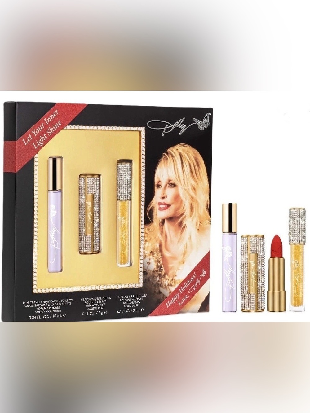 Dolly Parton Bling Smoky Mountain, Jolene & Gold Dust Set Limited Edition